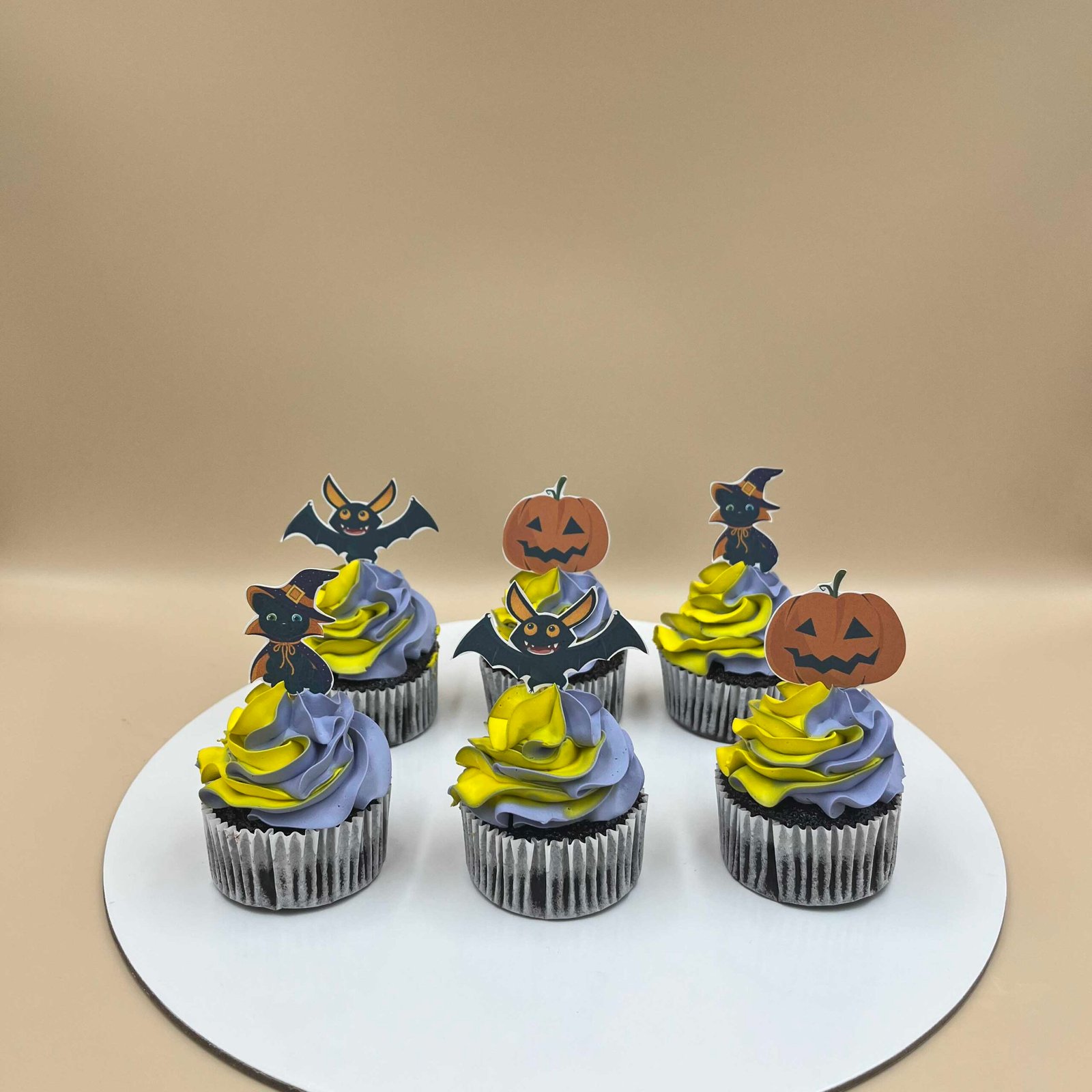 Cupcake Halloween 6pcs