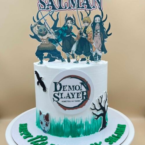 Demon Slayer Theme Cake