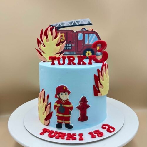 Fire Fighter Theme Cake