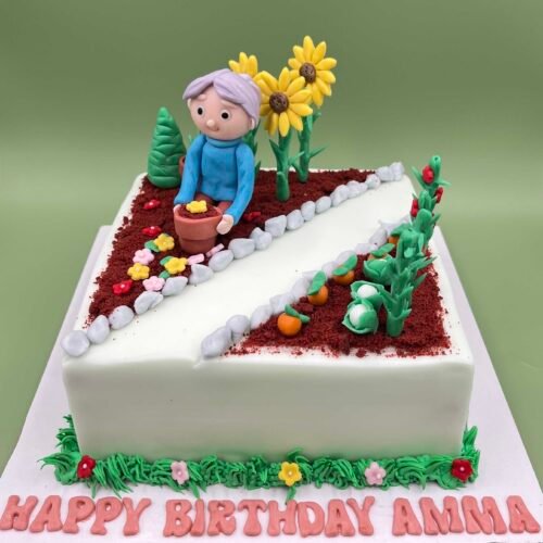 Gardener Theme Cake