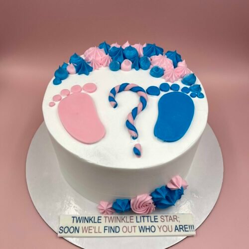 Gender Reveal Cake