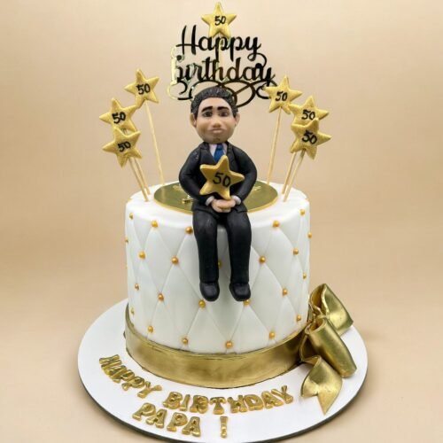 Gentleman Theme Cake