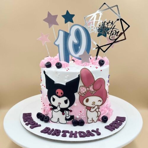 Kuromi and Melody Cake