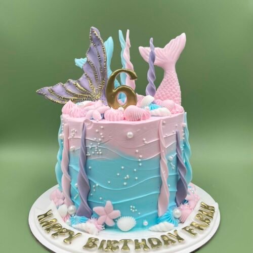 Mermaid Theme Cake
