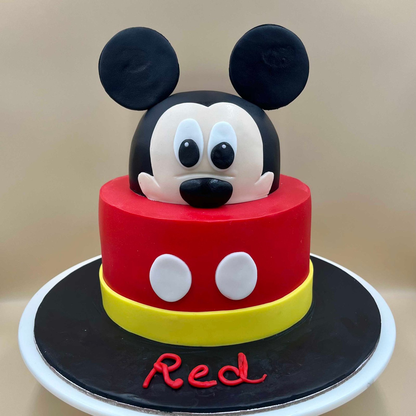 Mickey Mouse Theme Cake
