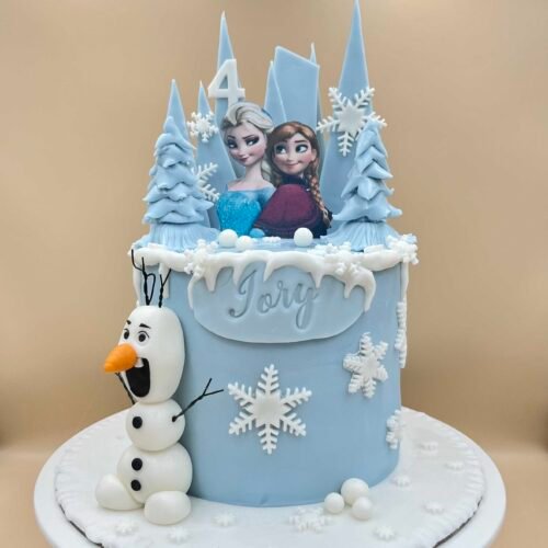 Olaf Frozen Theme Cake