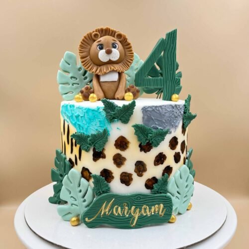 Safari Theme 4 Cake