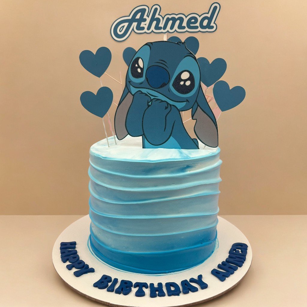 Stitch Theme Cake