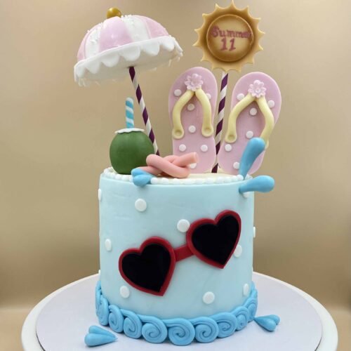 Summer Theme Cake