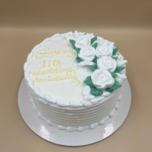 Wedding Anniversary Cream Cake