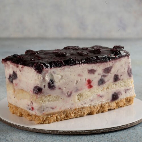 Blueberry Sliced Cake