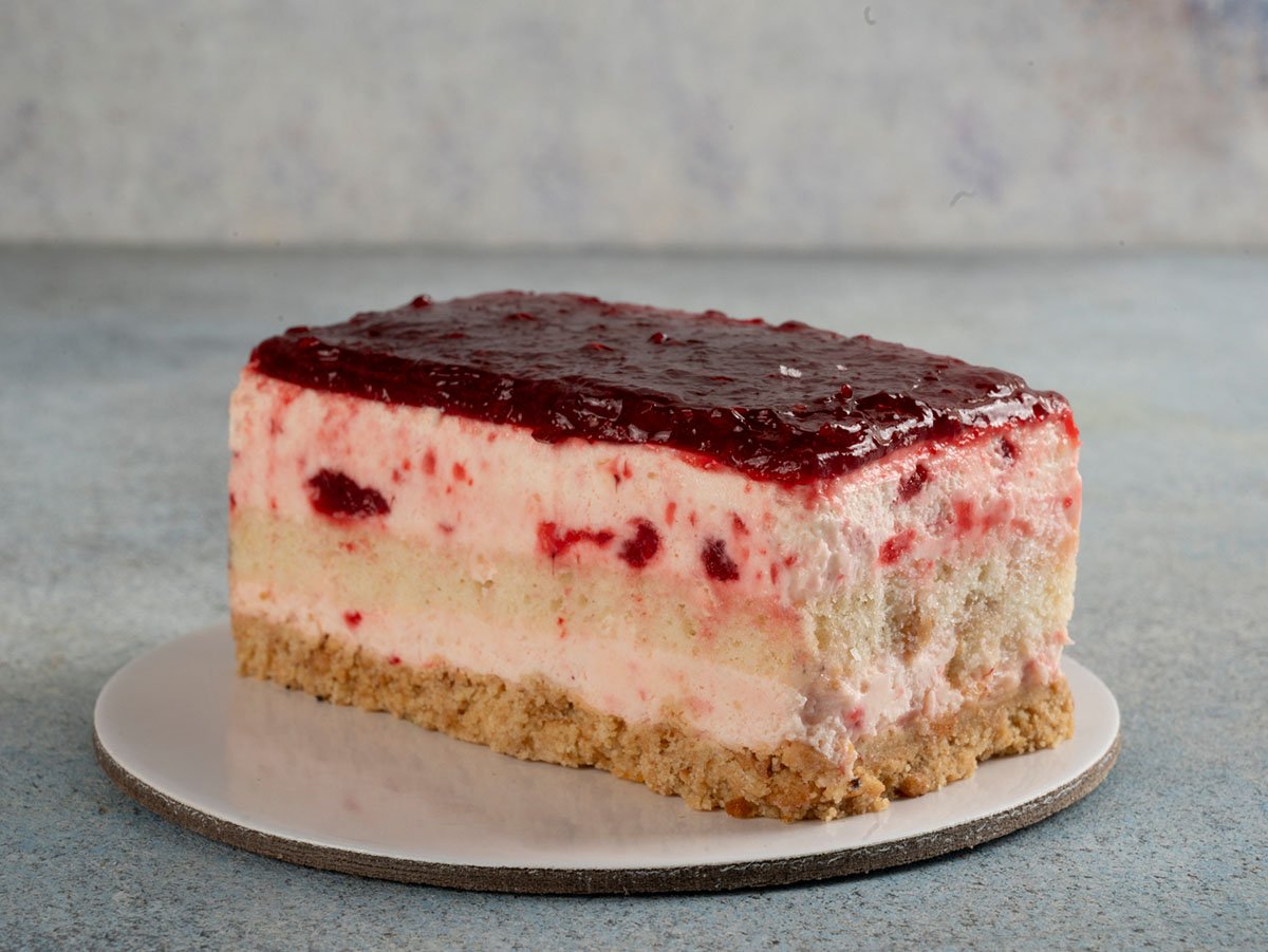 Strawberry Sliced Cake