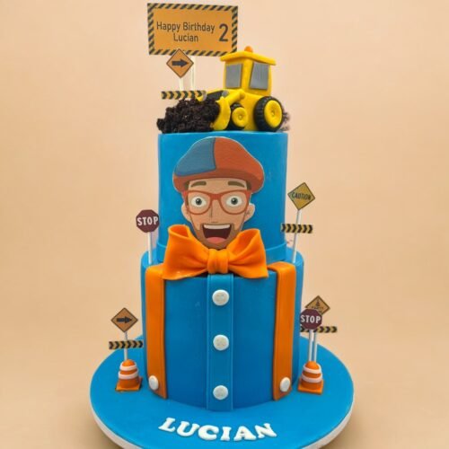 2 Layer Blippi Cake
