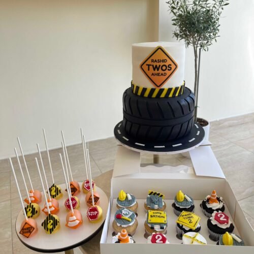 2 Layer Road Traffic Cake Bundle