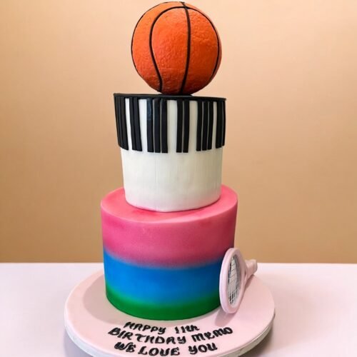 2 Layer Sporty Cake