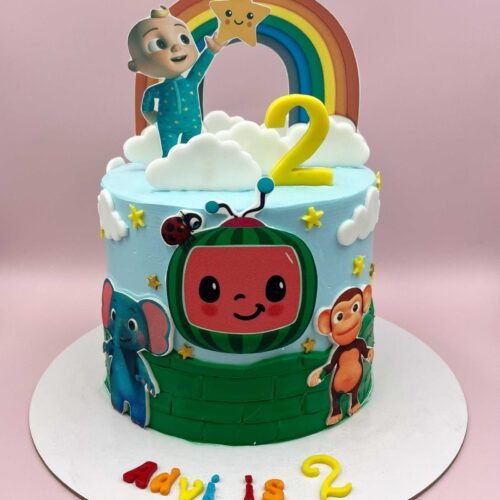 Cocomelon Star Cake