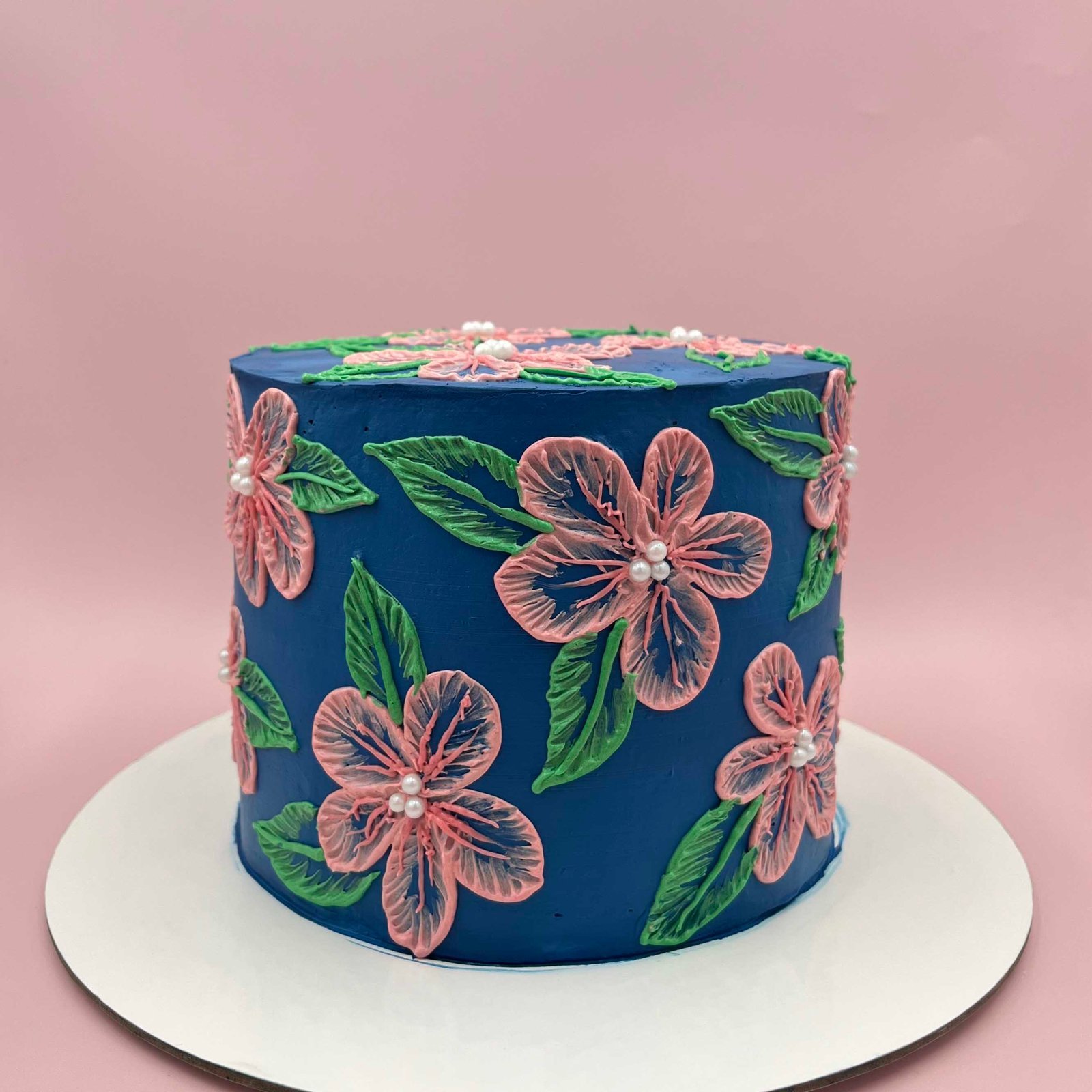 Cute Flowers Design Cake