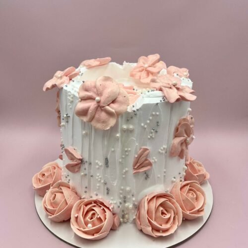 Elegant Flower Cake