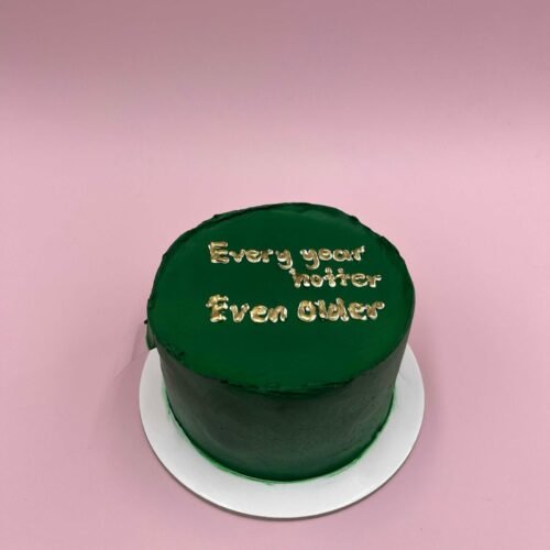 Elegant Green Mini Cake