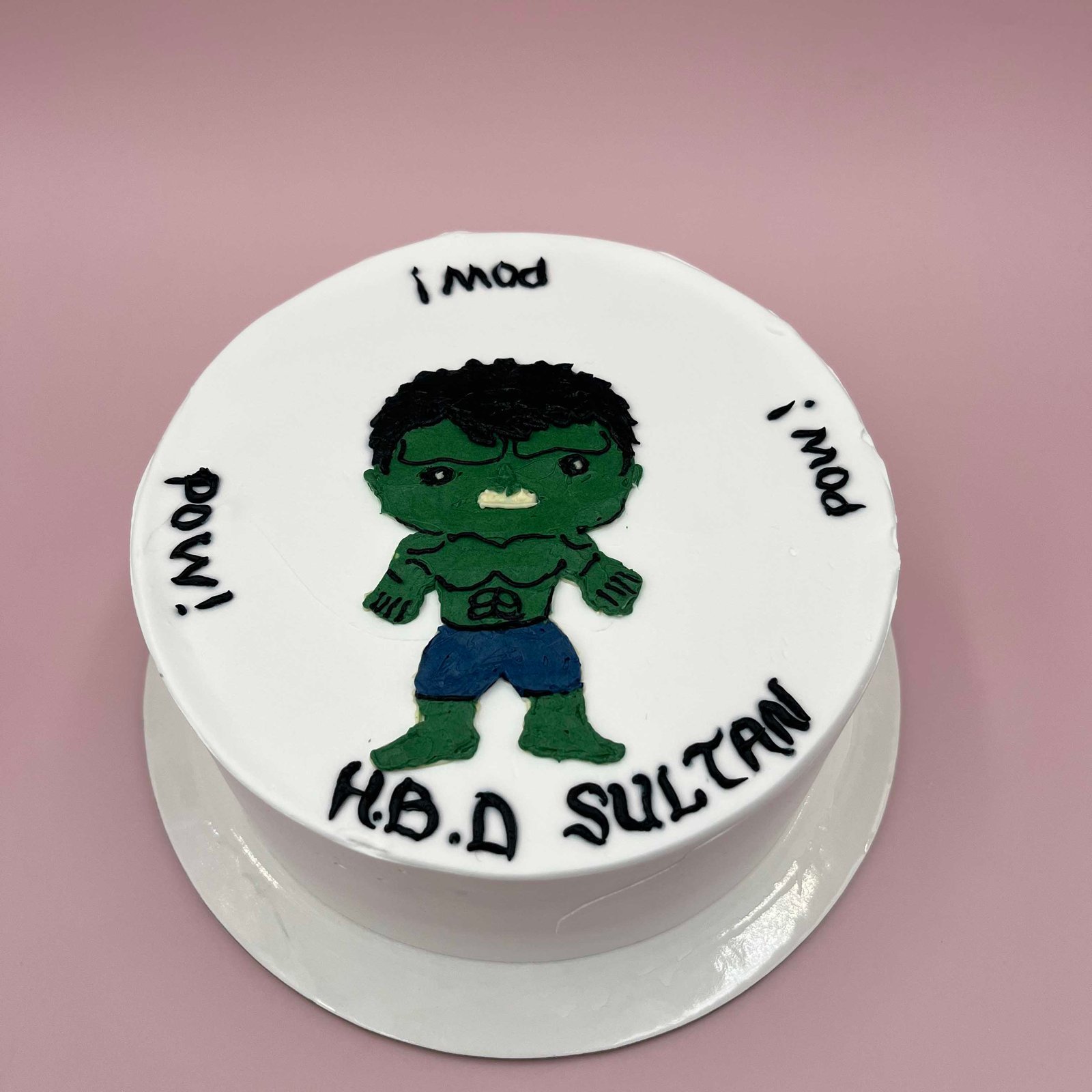 Hulk Cream Cake