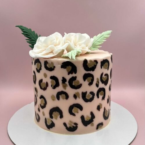 Leopard Print Cake