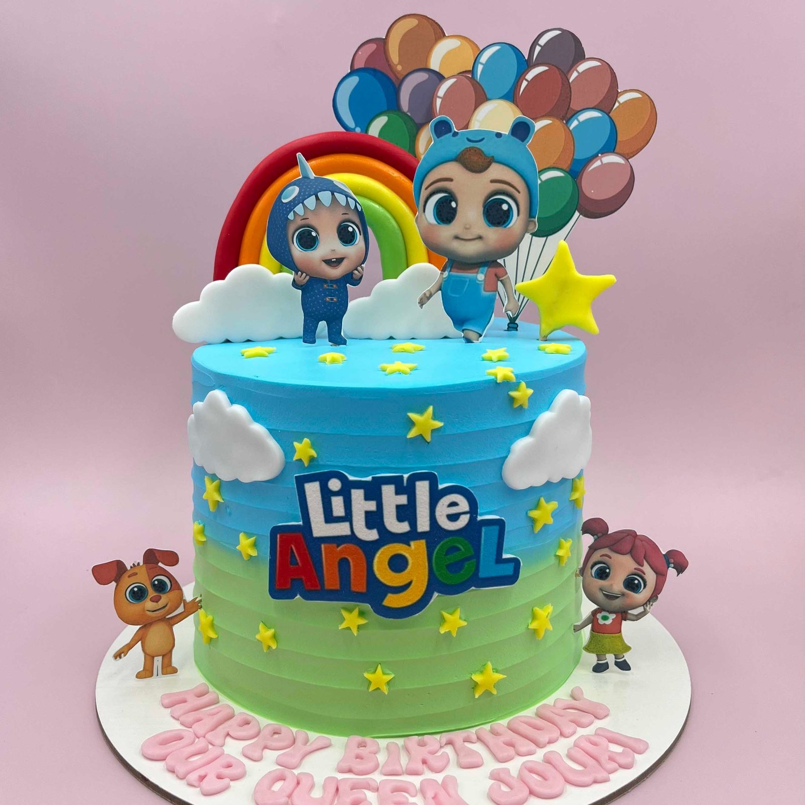 Little Angel Theme Cake