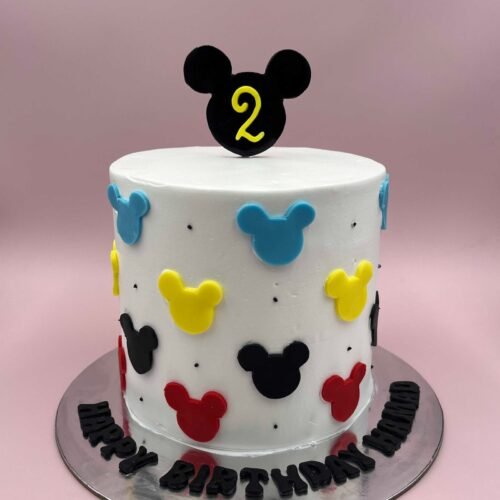 Mickey Mouse Theme 3 Cake