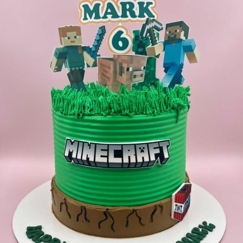 Minecraft Cream Cake