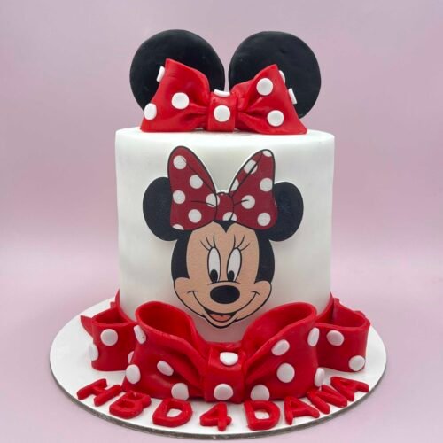 Minnie Mouse Theme 3 Cake