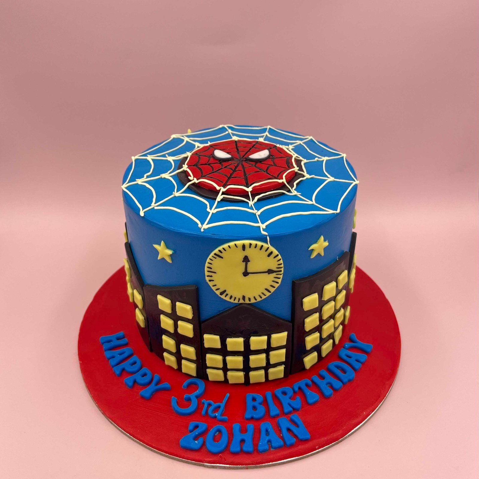 Spiderman Design 4 Cake