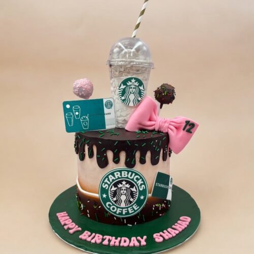 Starbucks Theme Cake