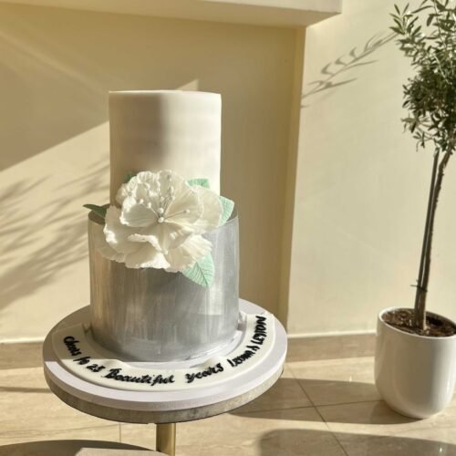 2 Layer Flower Bloom Cake