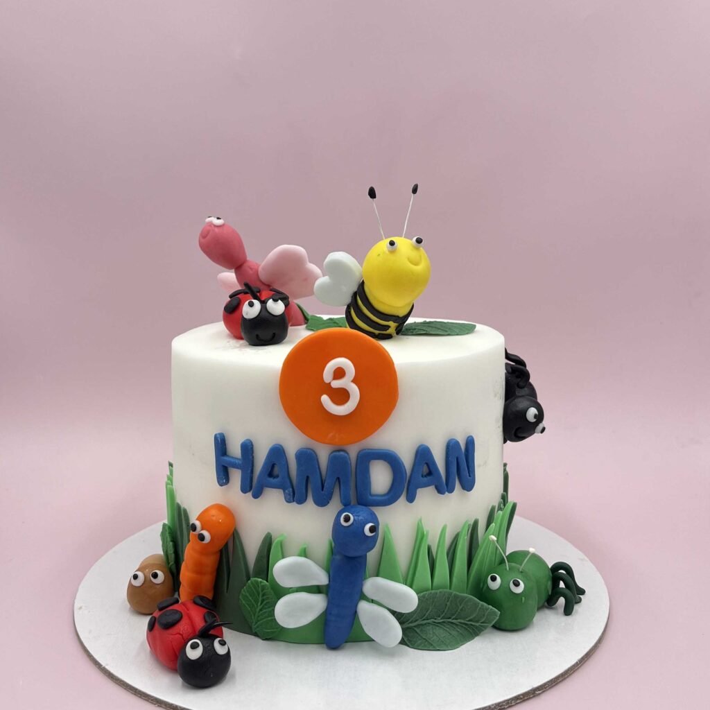 Cute Insects Theme Cake - Cake Land