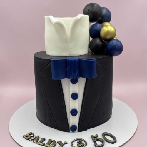 Men Suit Theme Cake