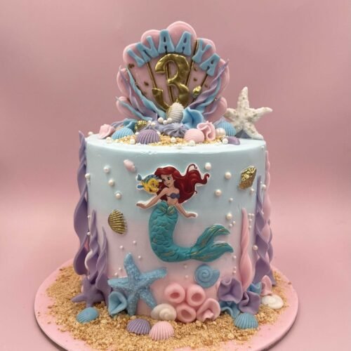 Mermaid Princess Ariel Cake