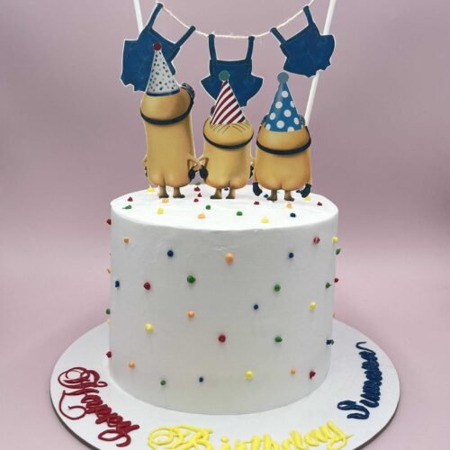 Minions Theme Cake