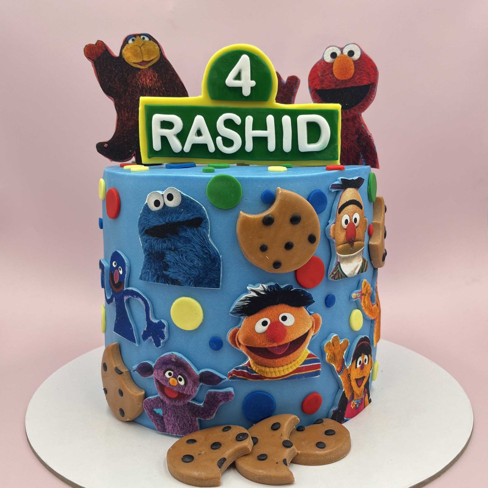 Sesame Street Theme Cake