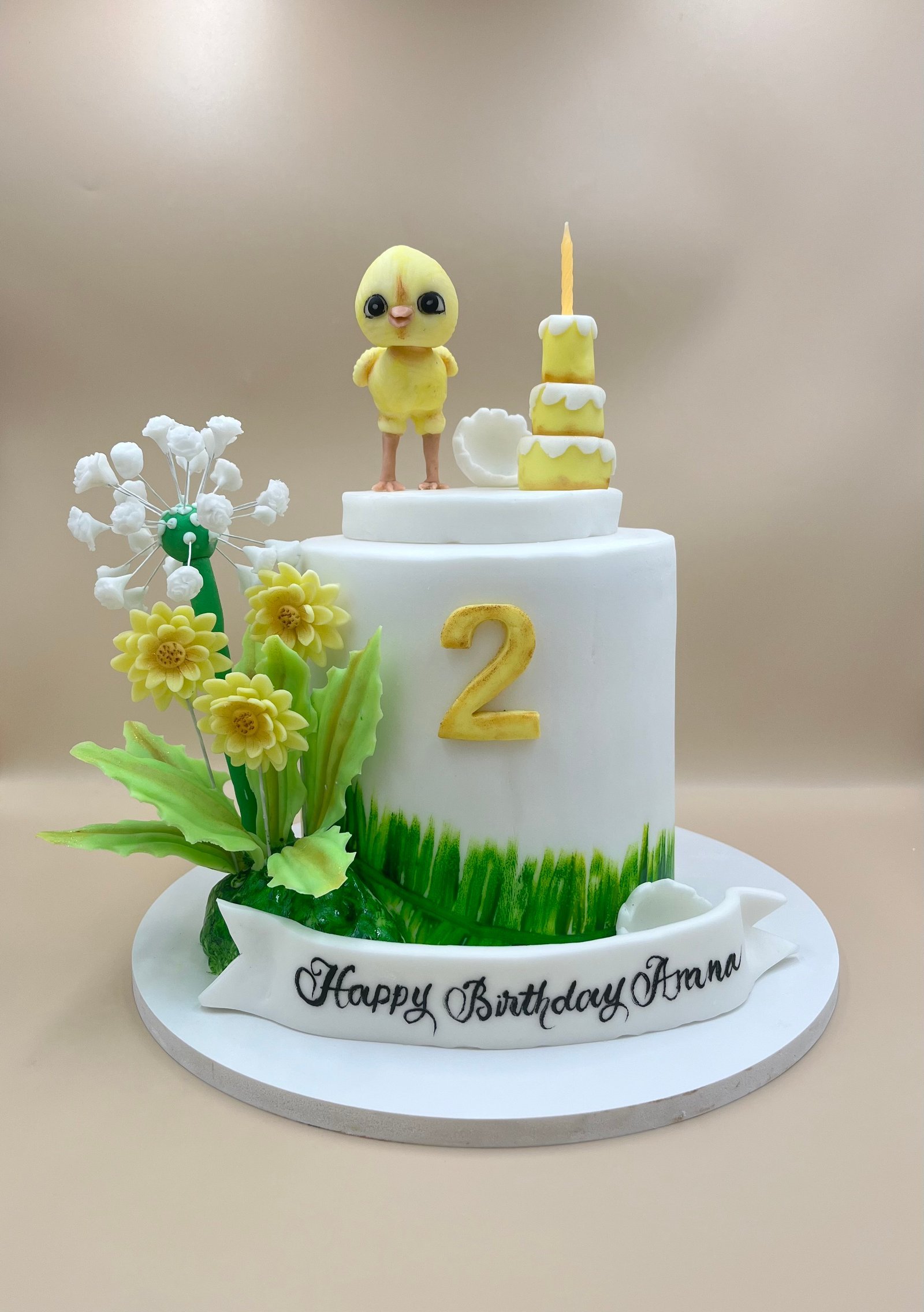 Bird and Flower cake