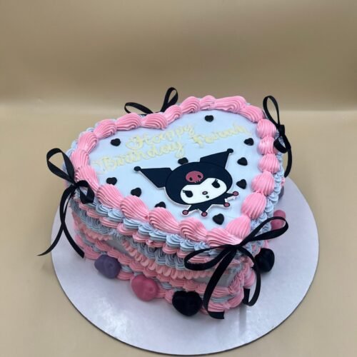 Kuromi Heart Cake