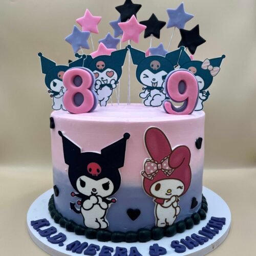 Kuromi and Melody Cake