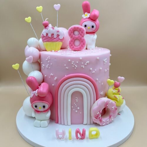 My Melody Rainbow Cake