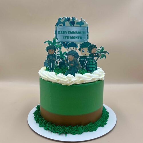 Soldier Theme Cake