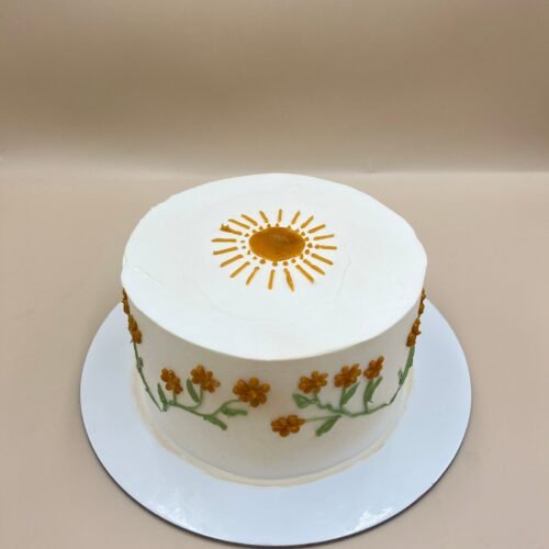 Sun and Flower Cake