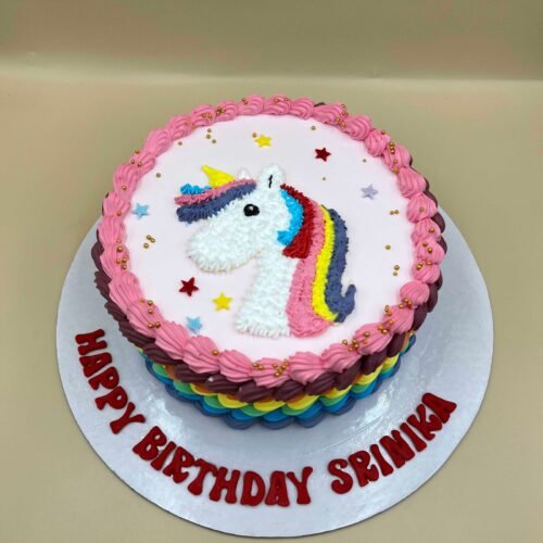 Unicorn Art Cake