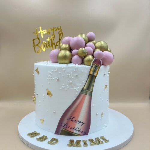Wine Theme Cake