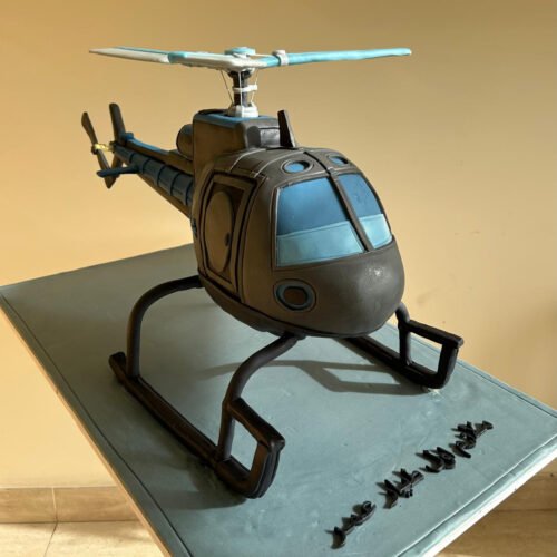 3D Helicopter Cake