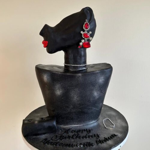 3D Lady Perfume Theme Cake