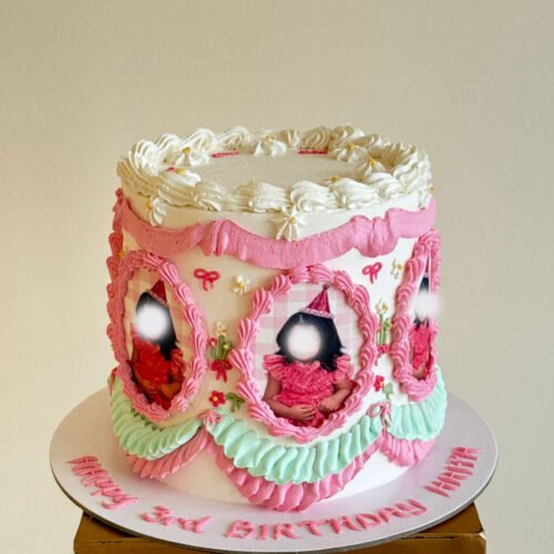 Photo Frame Cream Cake
