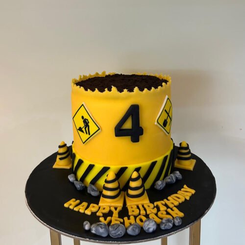 Under Construction Theme Cake